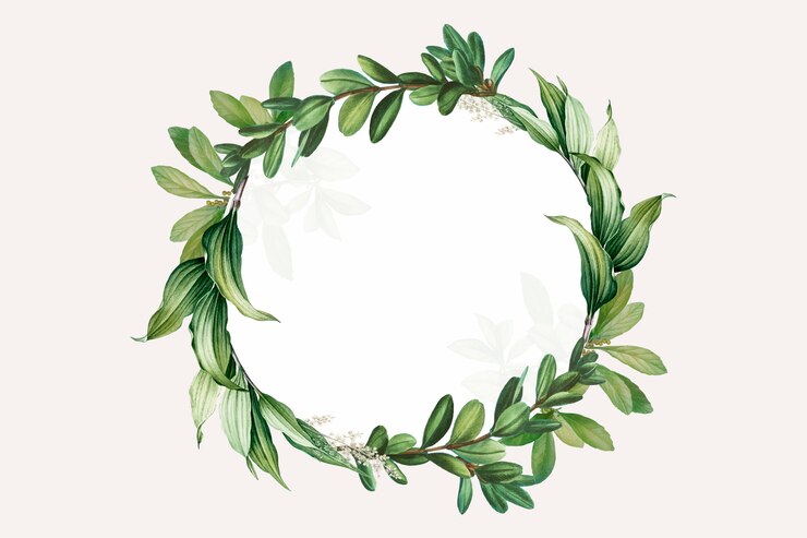 Vettore gratuito spazio di design a tema botanico