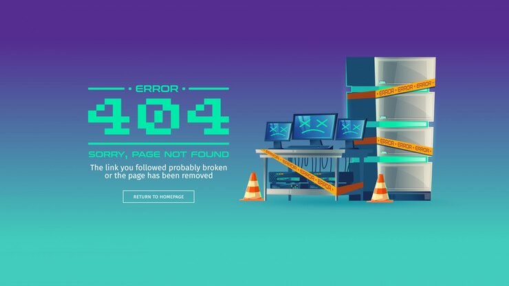 Vettore gratuito spiacente, pagina non trovata, illustrazione di concetto di errore 404