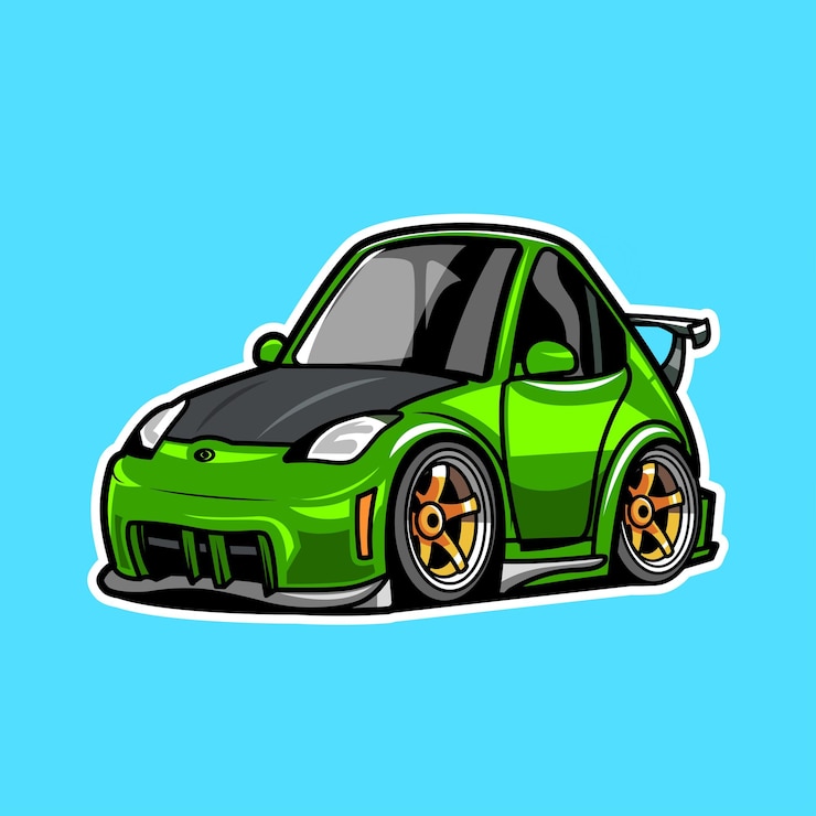 Vettore gratuito sport cartoon vector icon illustrazione veicolo trasporto icon isolato flat vector