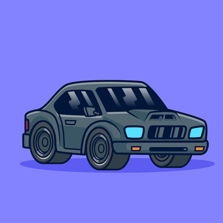 Vettore gratuito sport cartoon vector icon illustrazione veicolo trasporto icon isolato flat vector