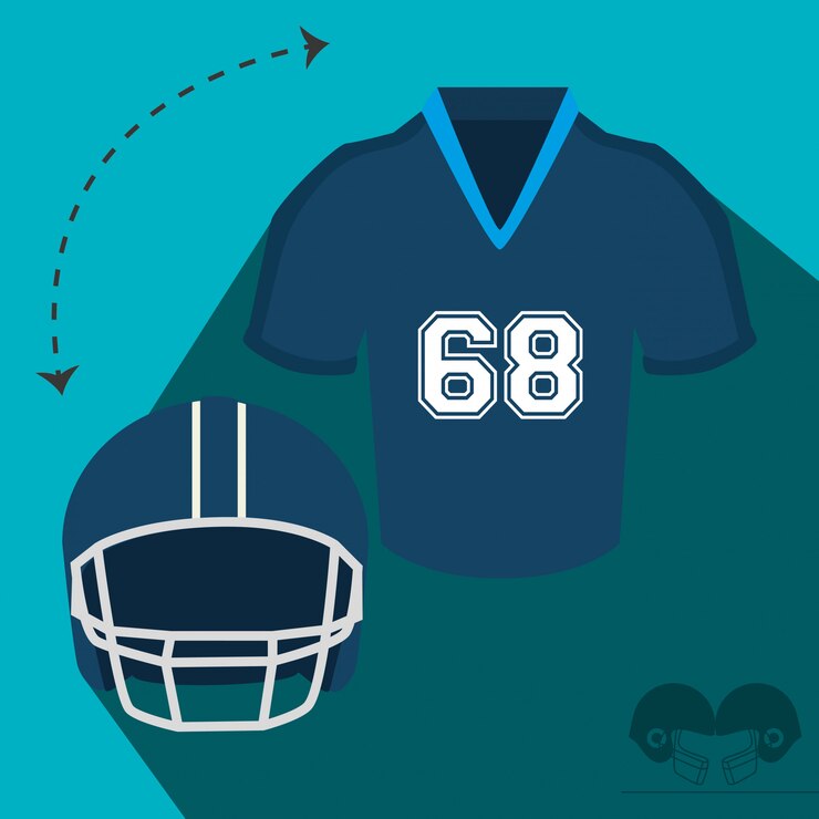 Vettore gratuito sport di gioco del football americano