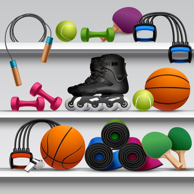 Sport Store Shelf