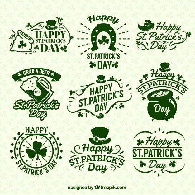 St distintivi patricks giorno