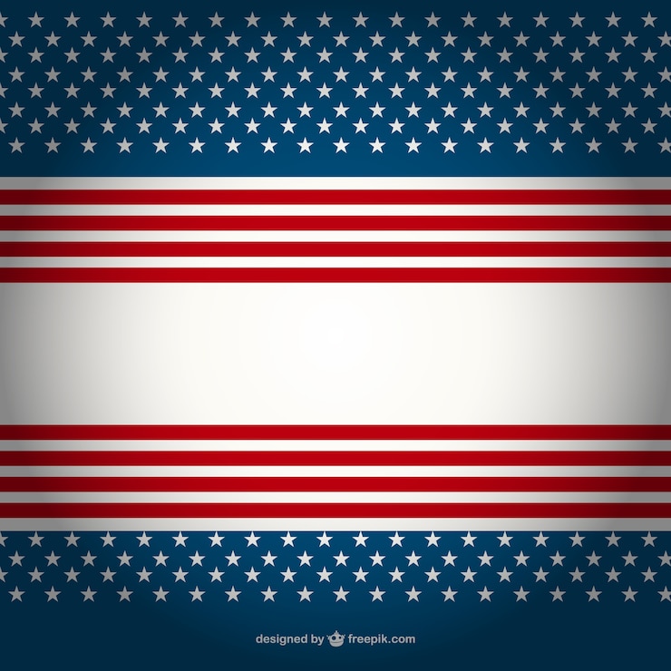 Vettore gratuito stati uniti bandiera wallpaper