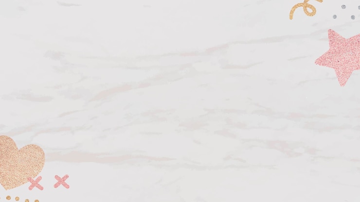 Vettore gratuito stella glitterata e vettore di disegno del telaio del cuore