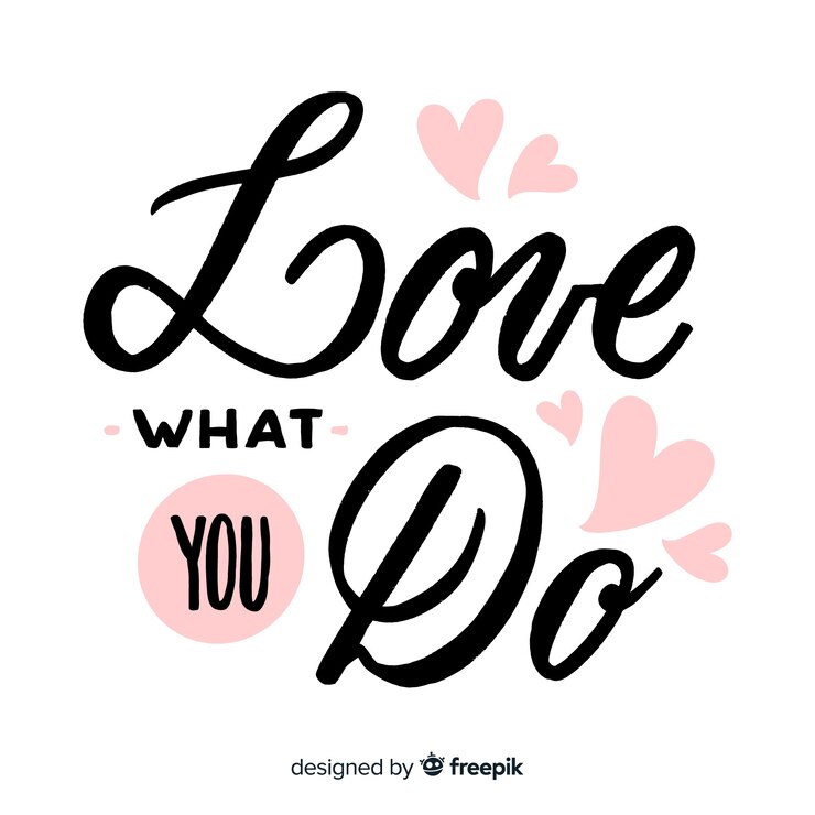 Vettore gratuito stile di lettering sfondo citazione motivazionale