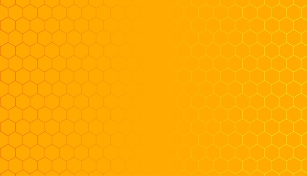 stile di linea geometrico modello di struttura dell'alveare sfondo giallo con vettore di spazio vuoto