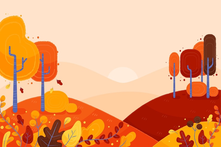 Vettore gratuito stile di sfondo autunnale