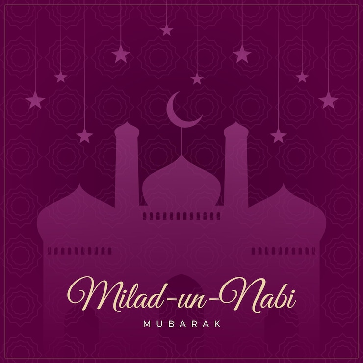 Vettore gratuito stile evento mawlid