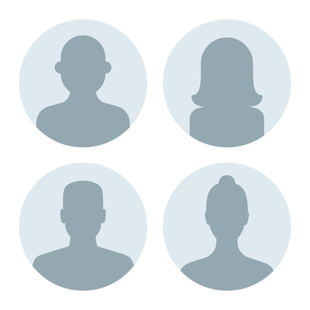 Stile glifo dei cerchi avatar