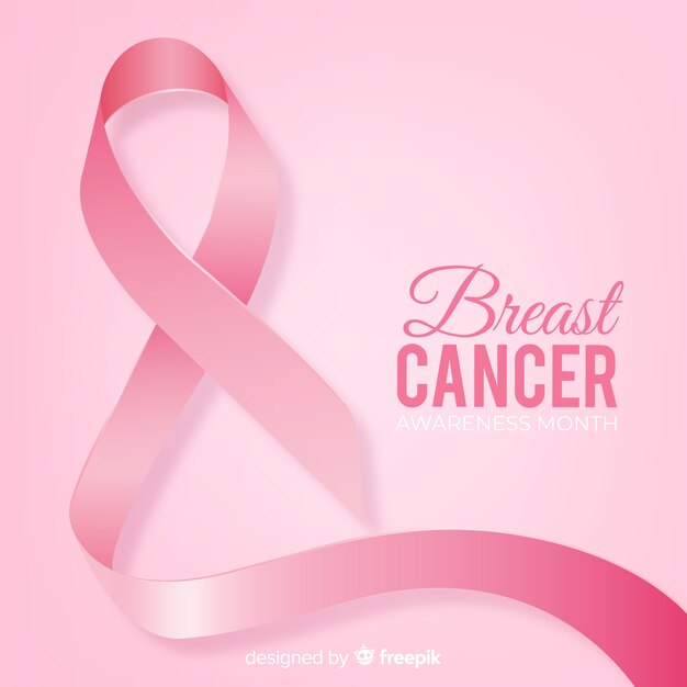 Stile realistico di evento di consapevolezza del cancro al seno