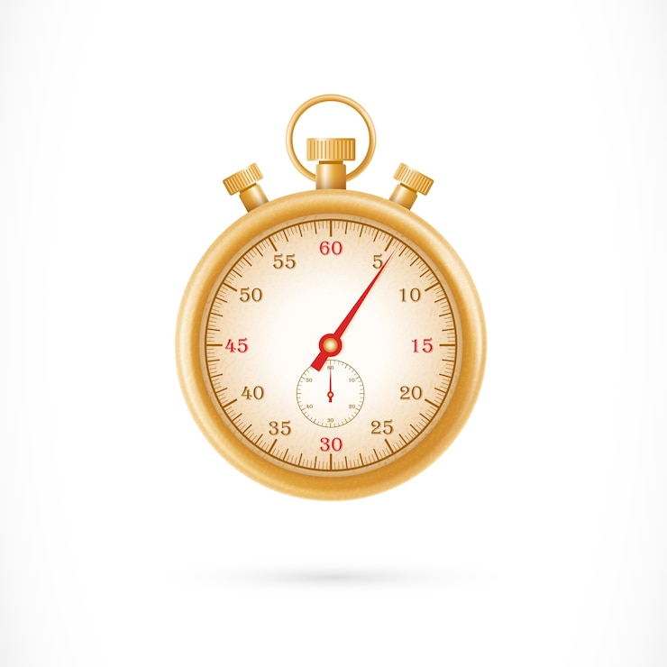 Vettore gratuito stop watch illustration