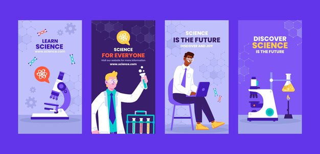 Storie di instagram di ricerca scientifica