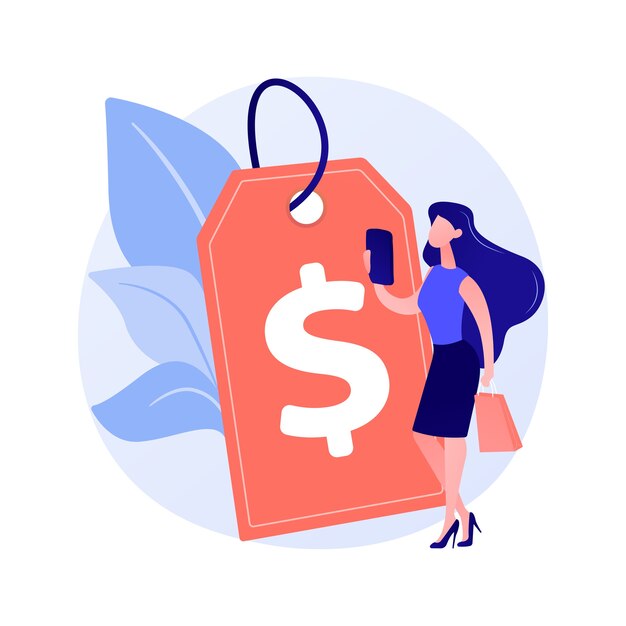 Strategia di prezzo redditizia. Formazione dei prezzi, azione promozionale, elemento di design dell'idea di acquisto di liquidazione. Pubblicità di prodotti economici, attrazione dei clienti.