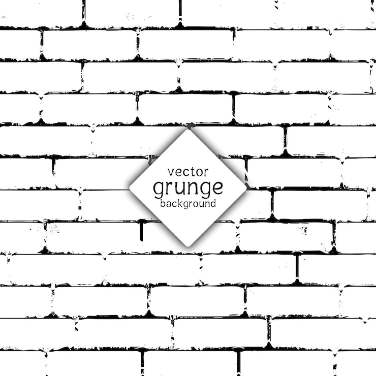 Vettore gratuito struttura del muro di mattoni in stile grunge