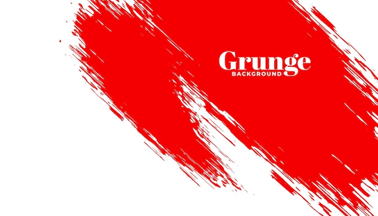 Vettore gratuito struttura grungy bianca e rossa disegno di sfondo astratto
