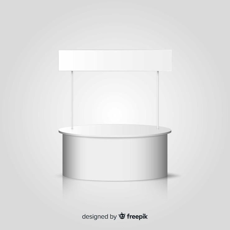 Vettore gratuito supporto moderno con design realistico