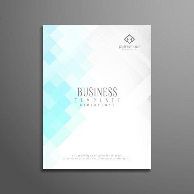 Tema astratto moderna business brochure