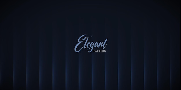 Tema blu scuro Royal lusso elegante modello sfondo Banner Design multiuso