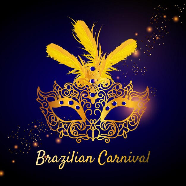 Tema realistico per il carnevale brasiliano
