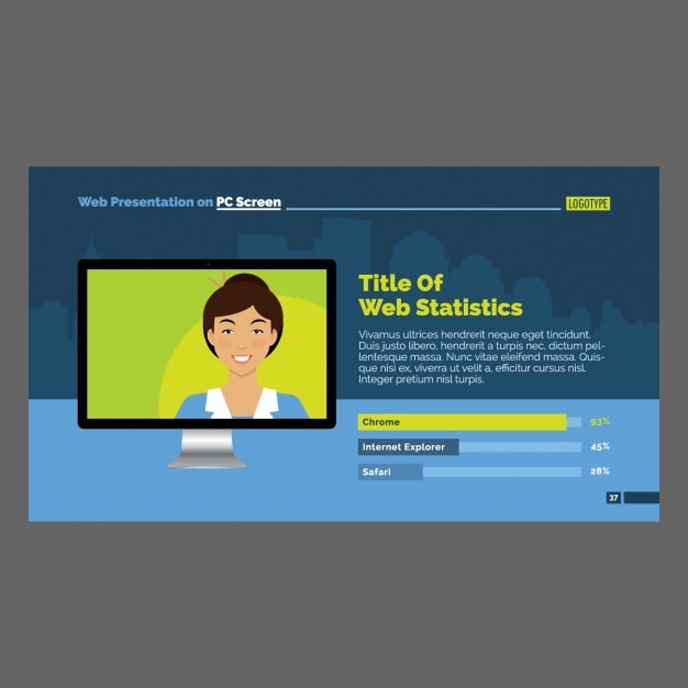 Vettore gratuito template design infografica