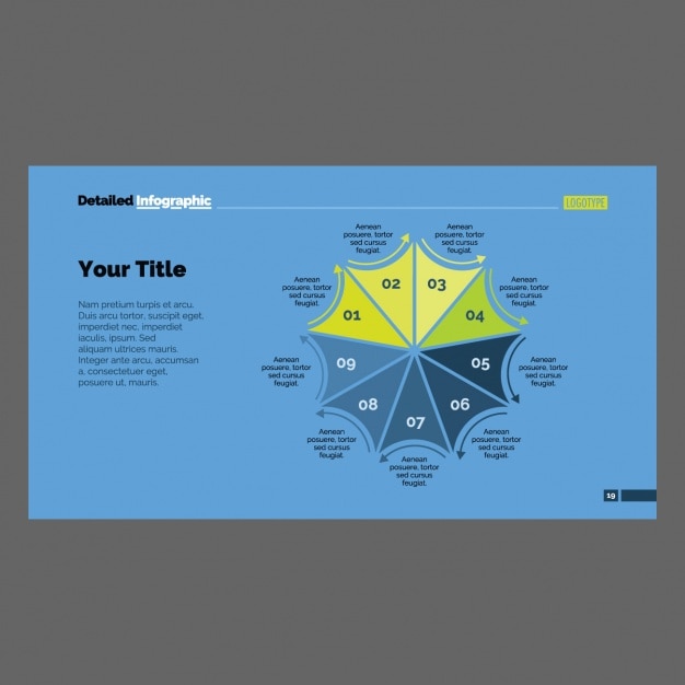 Vettore gratuito template design infografica