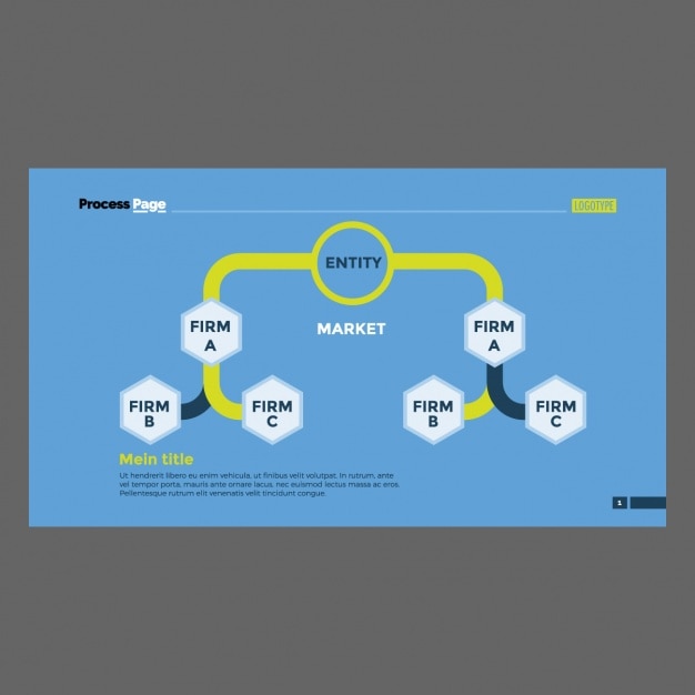 Vettore gratuito template design infografica