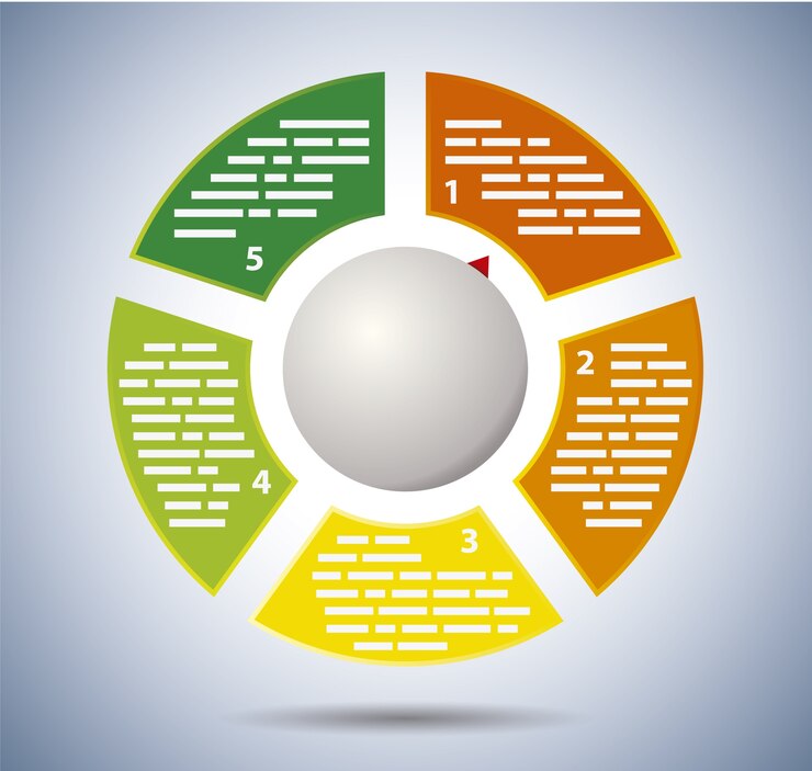 template Infografica con opzioni