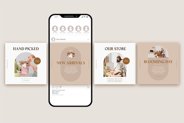 Templati di carousel di Instagram