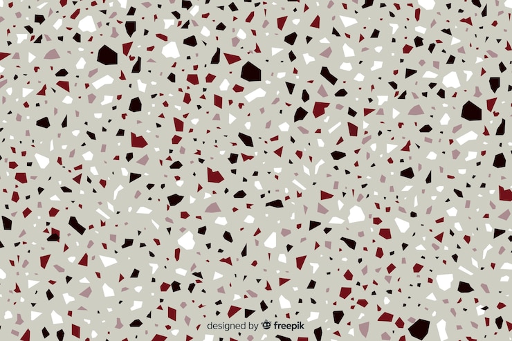 Vettore gratuito terrazzo pavimentazione sfondo decorativo