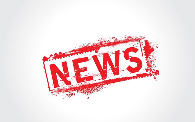 Testo del grunge di notizie