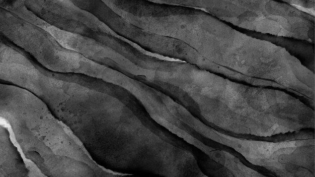 Texture acquerello in nero con venature diagonali