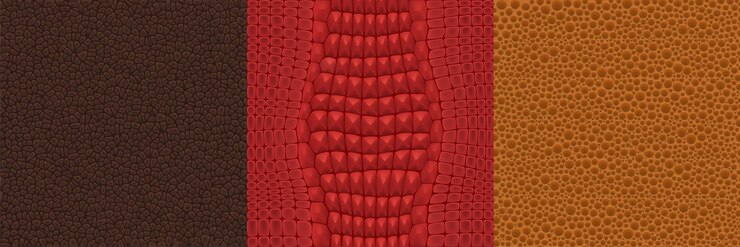 Vettore gratuito texture di pelle di serpente e coccodrillo