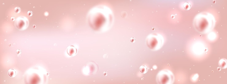 Vettore gratuito texture realistica in gel rosa con bolle d'aria all'interno