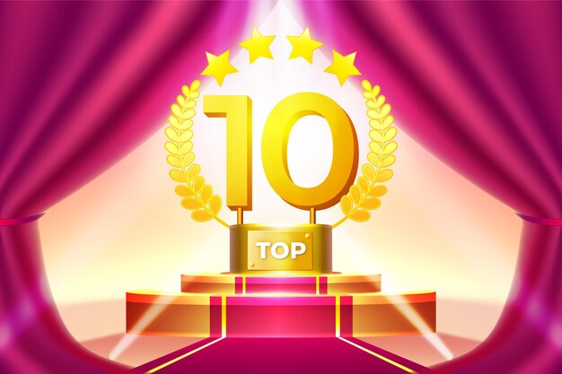 Top 10 miglior premio sul podio