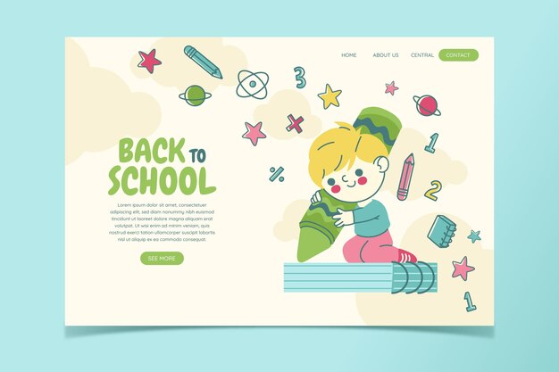 Torna al modello di pagina di destinazione della scuola
