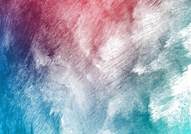 Vettore gratuito trama pennello colorato acquerello modren
