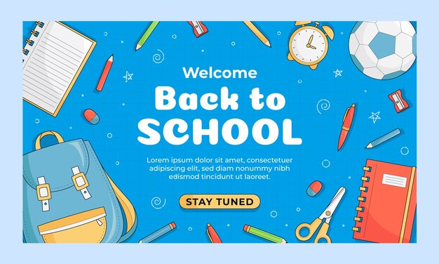 Twitch sfondo per la stagione del ritorno a scuola