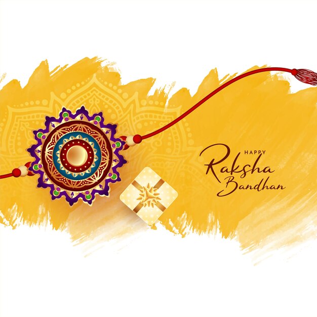 Un bellissimo sfondo per la celebrazione del festival di Raksha Bandhan