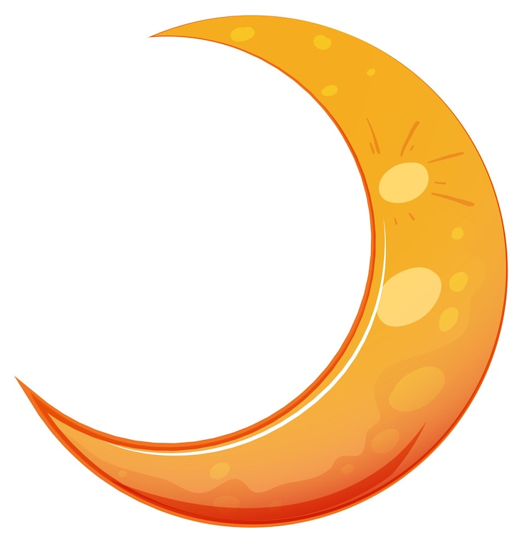 Vettore gratuito una luna.