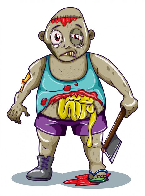 Uno zombi grasso