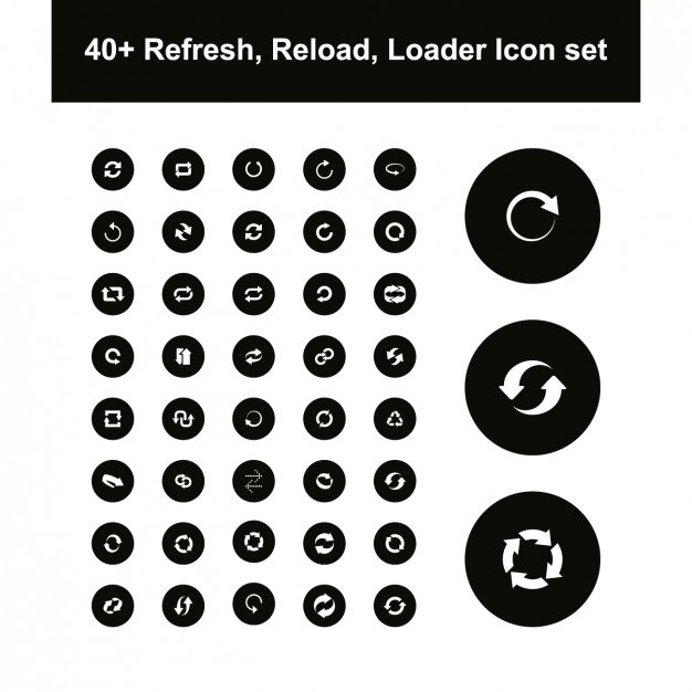 Varietà di icone loader