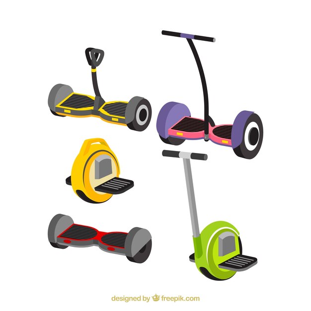 Varietà di scooter elettrici moderni
