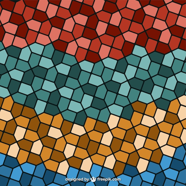 Vector retrò mosaico