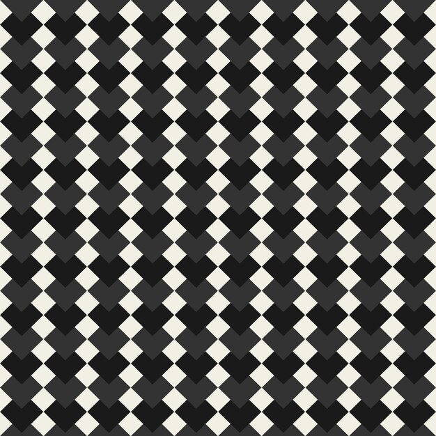 Vector seamless texture di sfondo astratto con cuori esagonali piastrellatura monocromatica forma