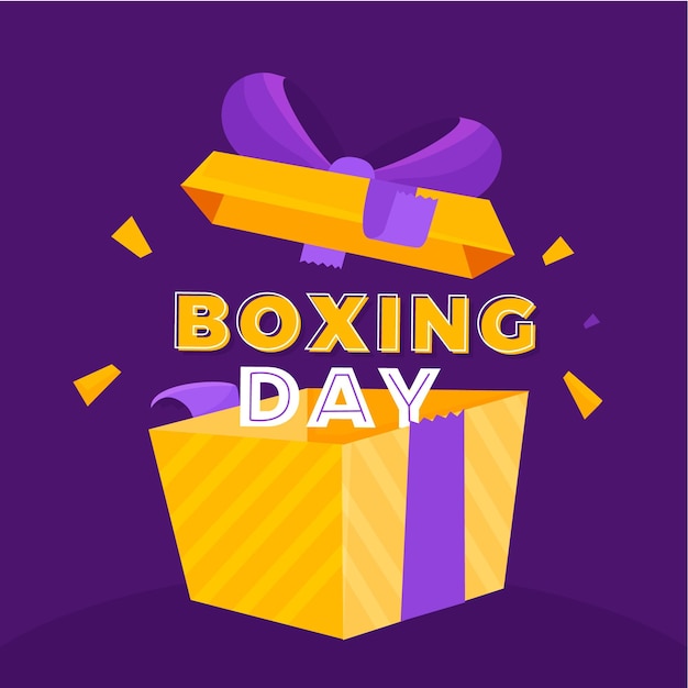 Vendita di boxe day design piatto