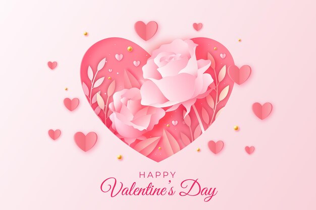 Vendita di San Valentino in stile carta