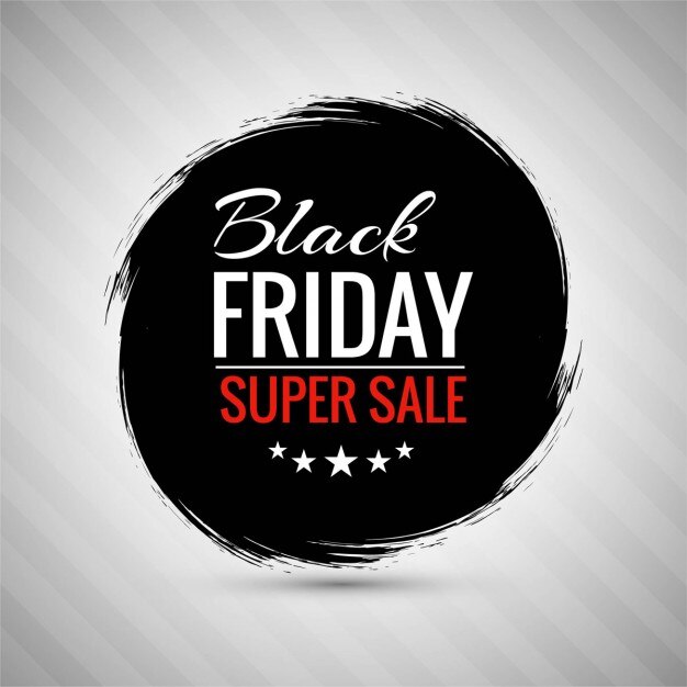 Vettore gratuito venerdì nero sale background
