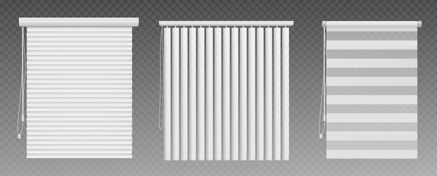 Venetian window blind Vettore di gelosia isolato