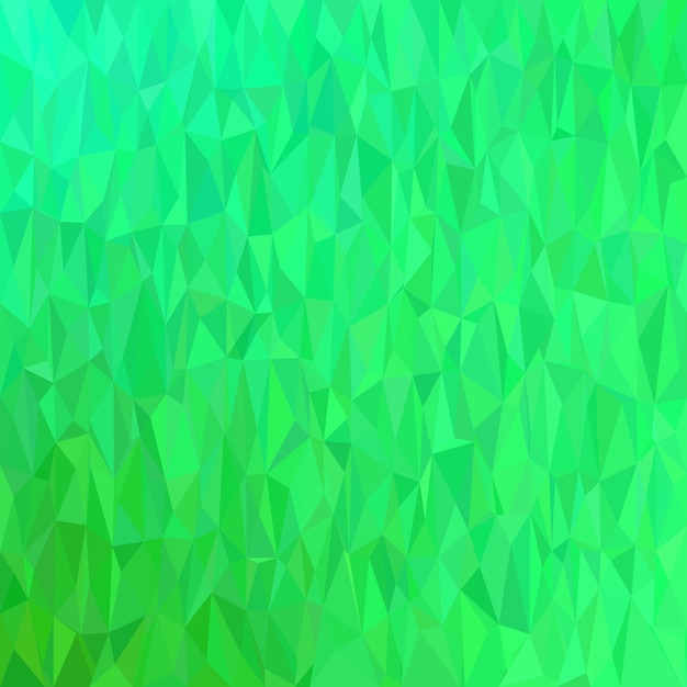 Verde geometrico caotico triangolo sfondo - illustrazione vettoriale mosaico